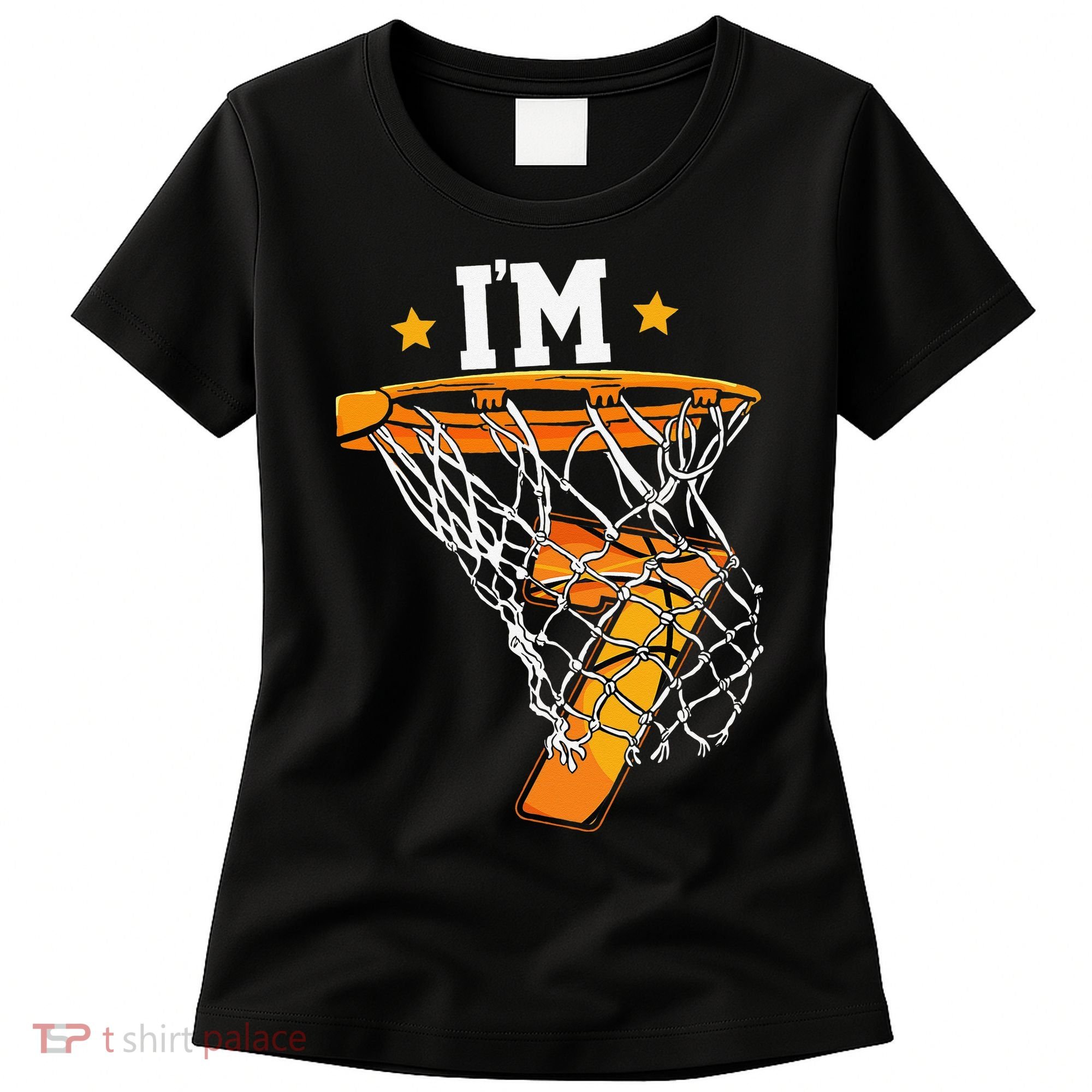 7th Birthday Basketball I'm 7 for 7th Birthday Women's T-Shirt