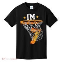 7th Birthday Basketball I'm 7 for 7th Birthday Kids T-Shirt thumb 0