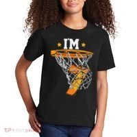 7th Birthday Basketball I'm 7 for 7th Birthday Kids T-Shirt thumb 2