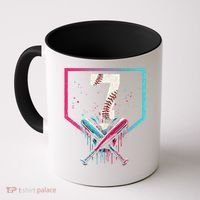 7th Birthday Baseball Home Plate Drip Ice Cream Sprinkle 1 Gift Coffee Mug thumb 0