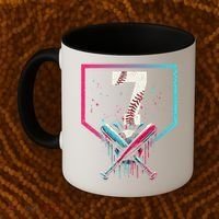 7th Birthday Baseball Home Plate Drip Ice Cream Sprinkle 1 Gift Coffee Mug thumb 2