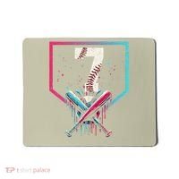 7th Birthday Baseball Home Plate Drip Ice Cream Sprinkle 1 Gift Mousepad thumb 0