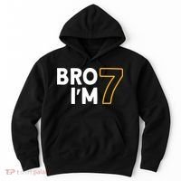 7th Birthday Boy 7th Birthday 7 Years Old Bro Im 7 Hoodie thumb 0