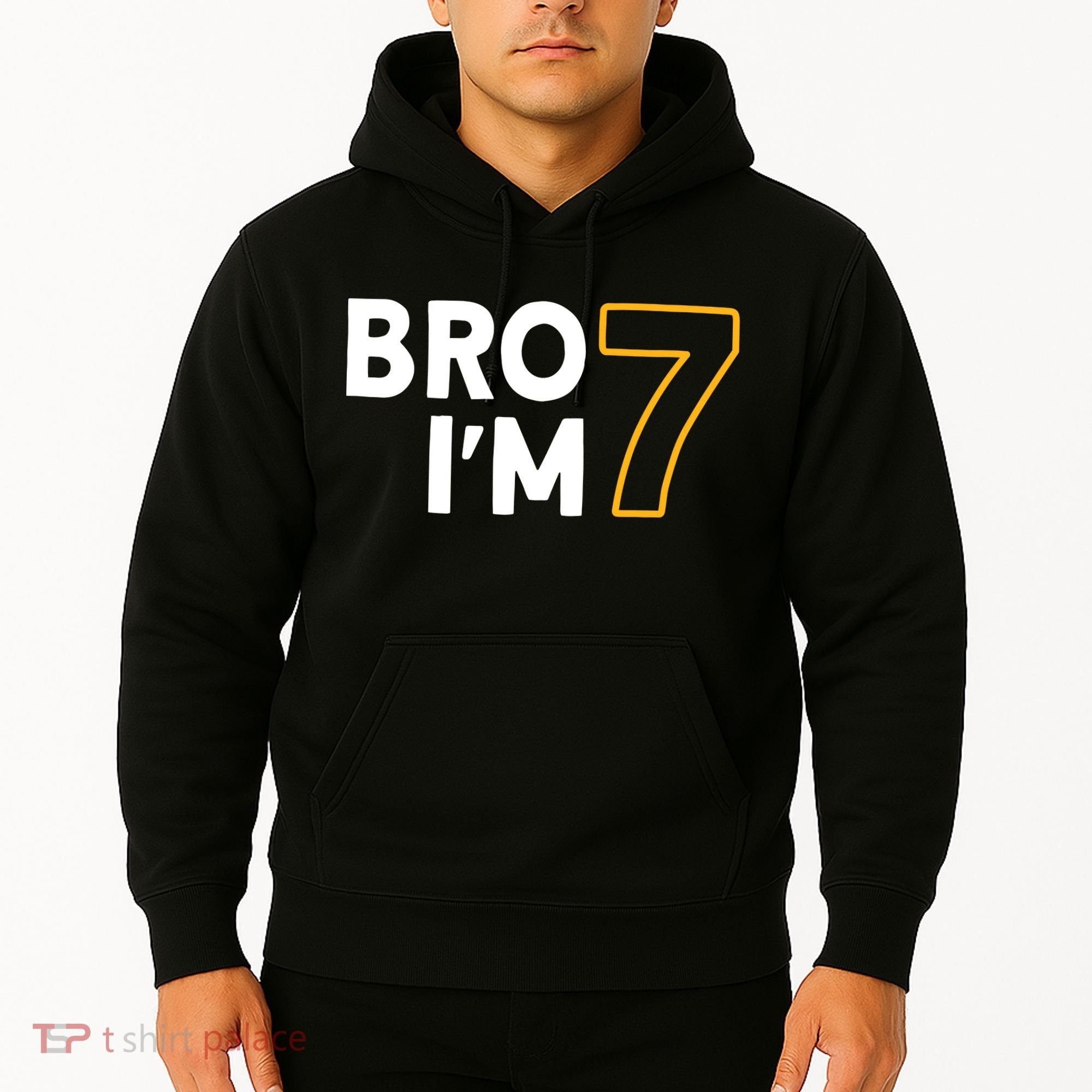 7th Birthday Boy 7th Birthday 7 Years Old Bro Im 7 Hoodie