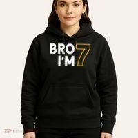 7th Birthday Boy 7th Birthday 7 Years Old Bro Im 7 Hoodie thumb 5