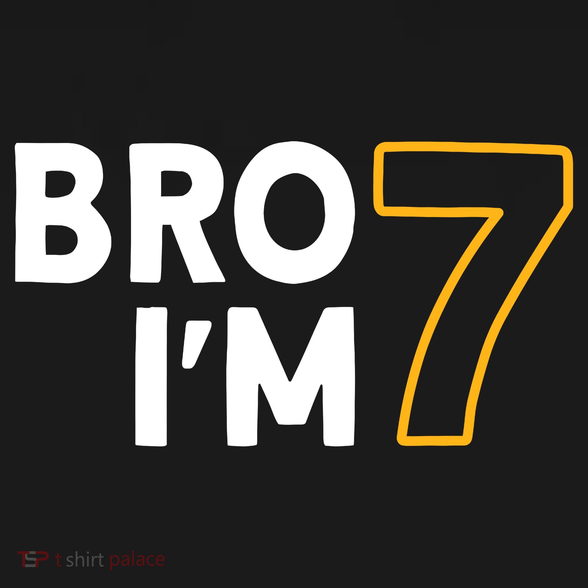 7th Birthday Boy 7th Birthday 7 Years Old Bro Im 7 Women's Tank Top