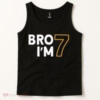 7th Birthday Boy 7th Birthday 7 Years Old Bro Im 7 Tank Top thumb 2