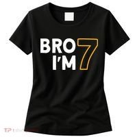 7th Birthday Boy 7th Birthday 7 Years Old Bro Im 7 Women's T-Shirt thumb 0