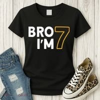 7th Birthday Boy 7th Birthday 7 Years Old Bro Im 7 Women's T-Shirt thumb 3