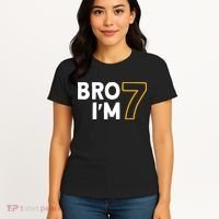7th Birthday Boy 7th Birthday 7 Years Old Bro Im 7 Women's T-Shirt thumb 4