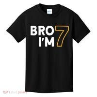 7th Birthday Boy 7th Birthday 7 Years Old Bro Im 7 Kids T-Shirt thumb 0