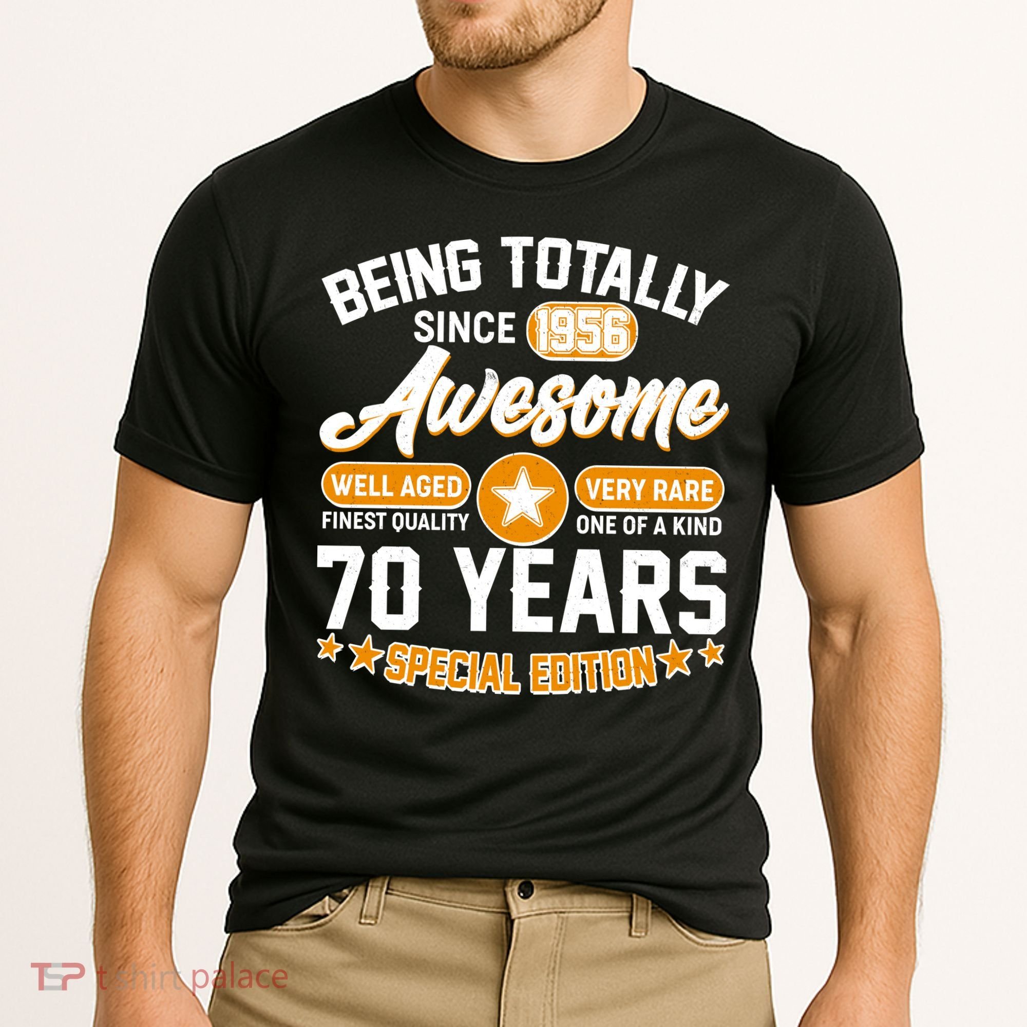 70th Birthday Being Totally Awesome Since 1956 Special Edition  Cooling Performance Crew T-Shirt