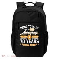 70th Birthday Being Totally Awesome Since 1956 Special Edition  Backpack thumb 0