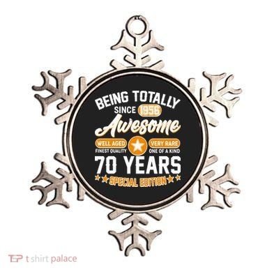 70th Birthday Being Totally Awesome Since 1956 Special Edition  Ornament