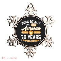 70th Birthday Being Totally Awesome Since 1956 Special Edition  Ornament thumb 0