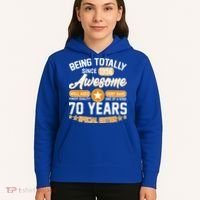 70th Birthday Being Totally Awesome Since 1956 Special Edition  Hoodie thumb 5