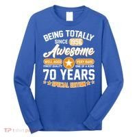 70th Birthday Being Totally Awesome Since 1956 Special Edition  Long Sleeve Shirt thumb 0