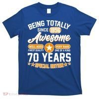 70th Birthday Being Totally Awesome Since 1956 Special Edition  T-Shirt thumb 0