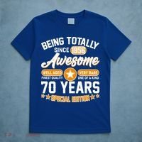 70th Birthday Being Totally Awesome Since 1956 Special Edition  T-Shirt thumb 5