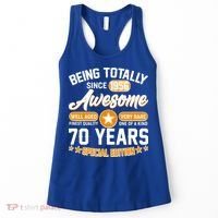 70th Birthday Being Totally Awesome Since 1956 Special Edition  Women's Tank Top thumb 0