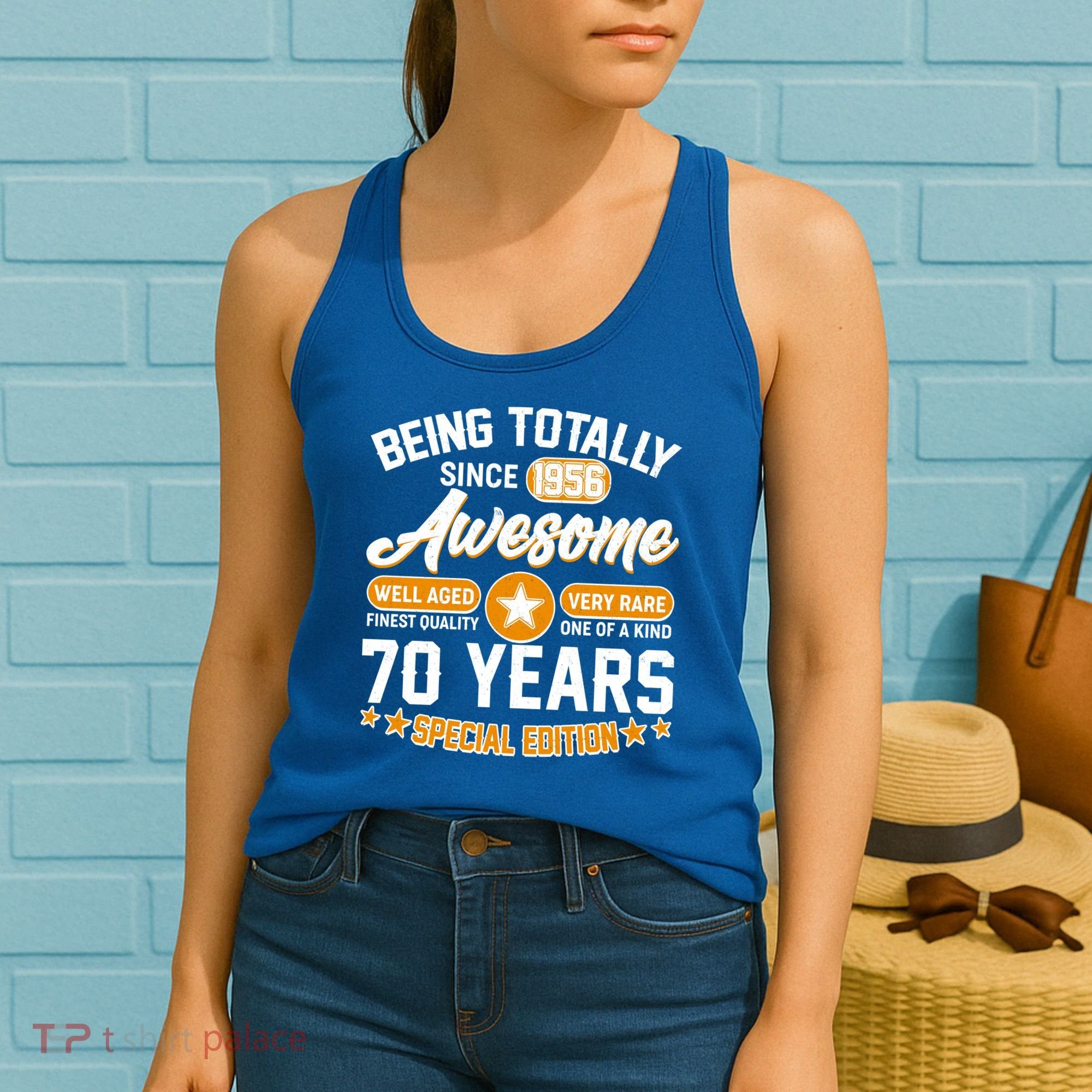 70th Birthday Being Totally Awesome Since 1956 Special Edition  Women's Tank Top