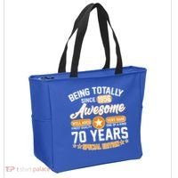 70th Birthday Being Totally Awesome Since 1956 Special Edition  Tote Bag thumb 2