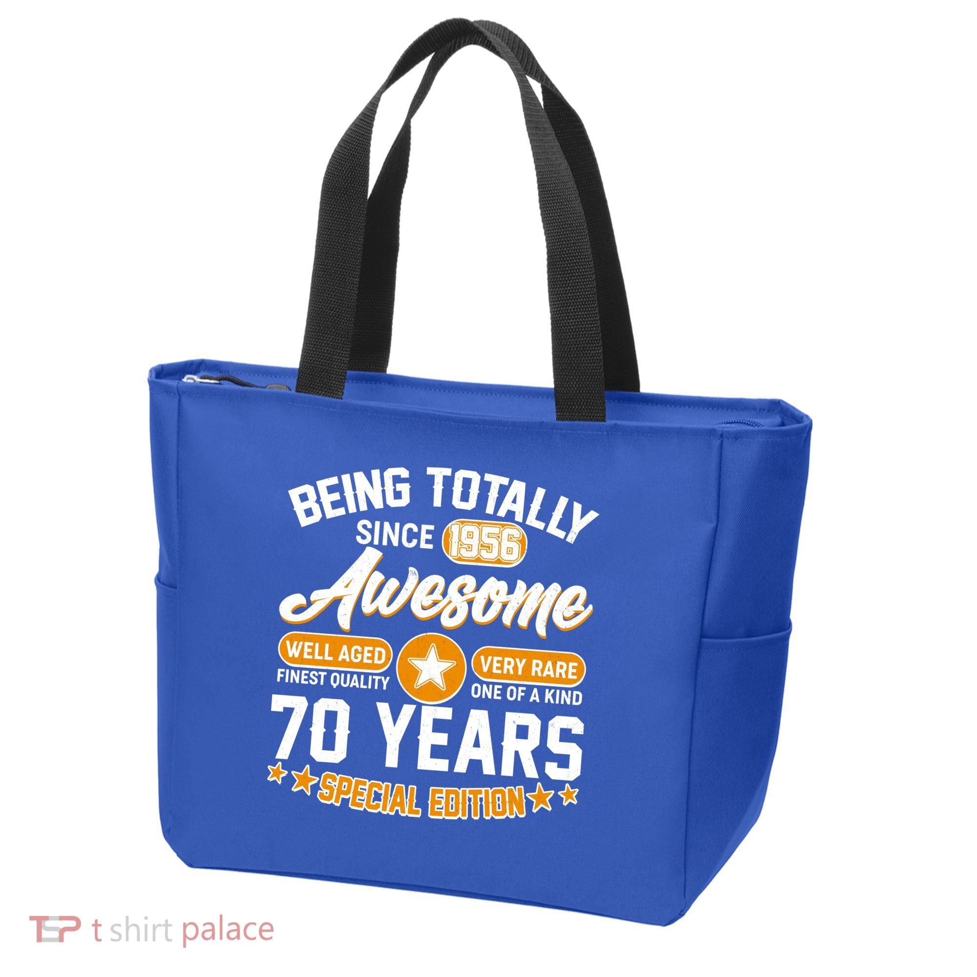 70th Birthday Being Totally Awesome Since 1956 Special Edition  Tote Bag