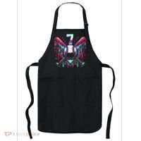 7th Birthday Baseball Home Plate Drip Ice Cream Sprinkle Gift Apron thumb 0