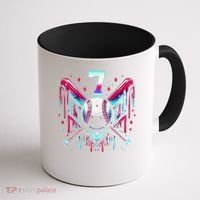 7th Birthday Baseball Home Plate Drip Ice Cream Sprinkle Gift Coffee Mug thumb 1