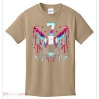 7th Birthday Baseball Home Plate Drip Ice Cream Sprinkle Gift Kids T-Shirt thumb 0