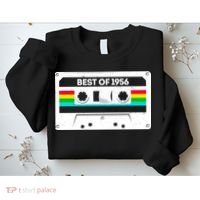 70th Birthday Best Of 1956 Cassette Mix Tape  Sweatshirt thumb 2