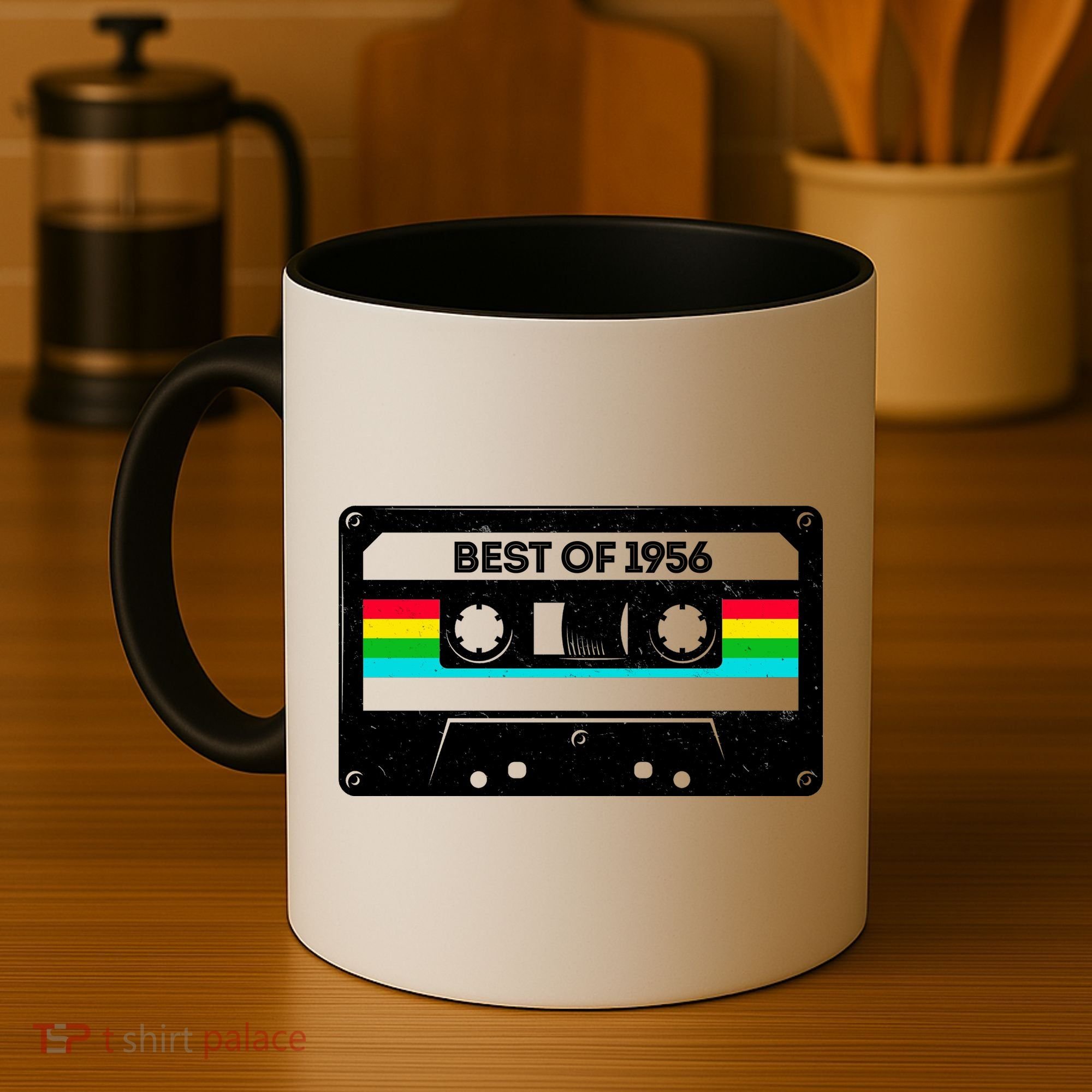 70th Birthday Best Of 1956 Cassette Mix Tape  Coffee Mug