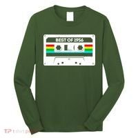 70th Birthday Best Of 1956 Cassette Mix Tape  Long Sleeve Shirt thumb 0