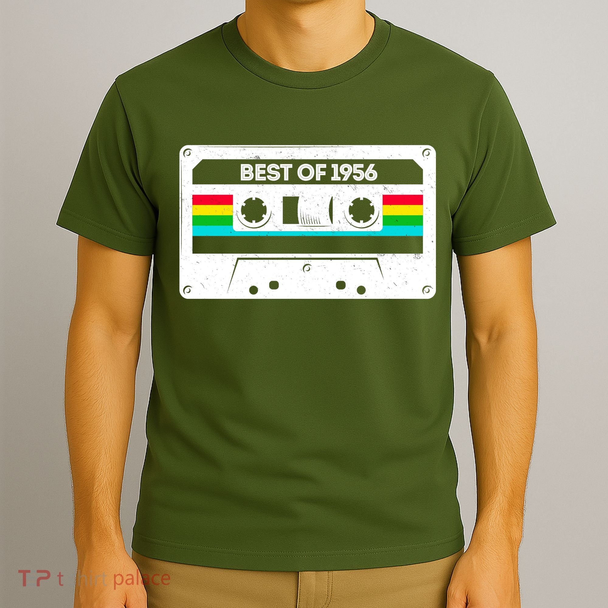 70th Birthday Best Of 1956 Cassette Mix Tape  T-Shirt