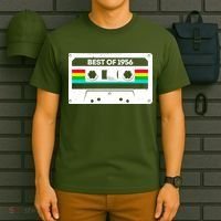 70th Birthday Best Of 1956 Cassette Mix Tape  T-Shirt thumb 6