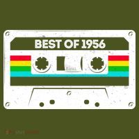 70th Birthday Best Of 1956 Cassette Mix Tape  T-Shirt thumb 7