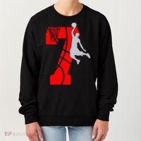 7th Birthday Basketball Big Number 7 Year Old Women's Sweatshirt thumb 0