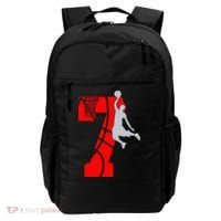 7th Birthday Basketball Big Number 7 Year Old Backpack thumb 0