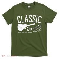 70th Birthday Classic Guitar Since 1956 And Still Rockin T-Shirt thumb 0