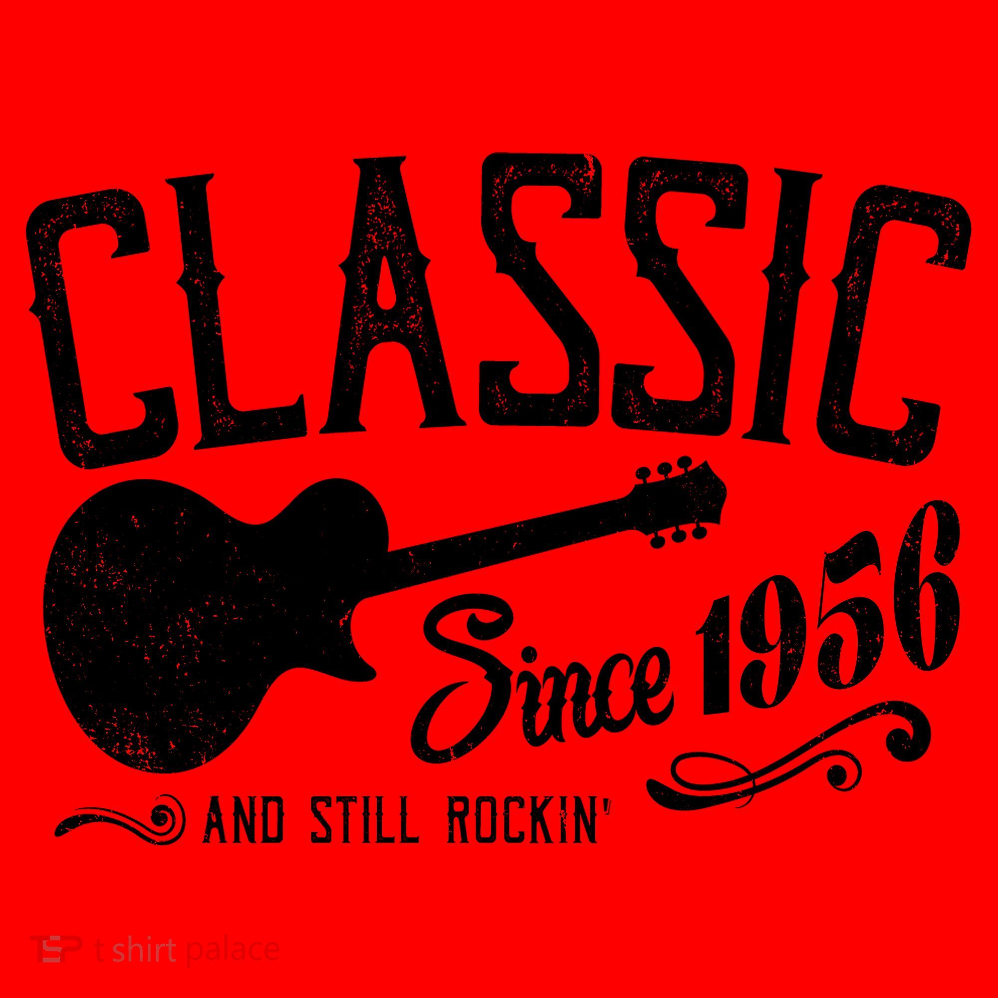 70th Birthday Classic Guitar Since 1956 And Still Rockin Santa Hat