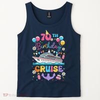 70th Birthday Cruise 70 Years Old Birthday Cruising Crew Tank Top thumb 2
