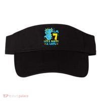 7th Birthday Cute Axolotl 7 Year Old Video Gamer Visor thumb 0
