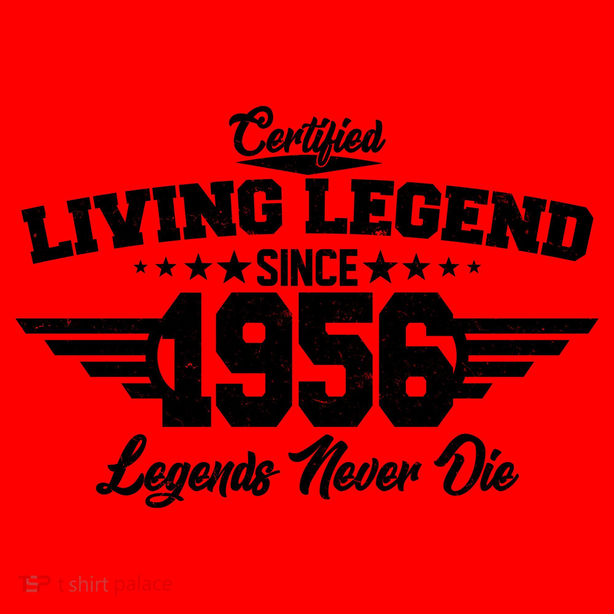 70th Birthday Certified Living Legend Since 1956 Legends Never Die Santa Hat