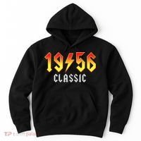 70th Birthday Classic 1956 Retro Rock Band Hoodie thumb 0