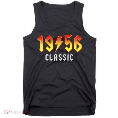 70th Birthday Classic 1956 Retro Rock Band Tank Top