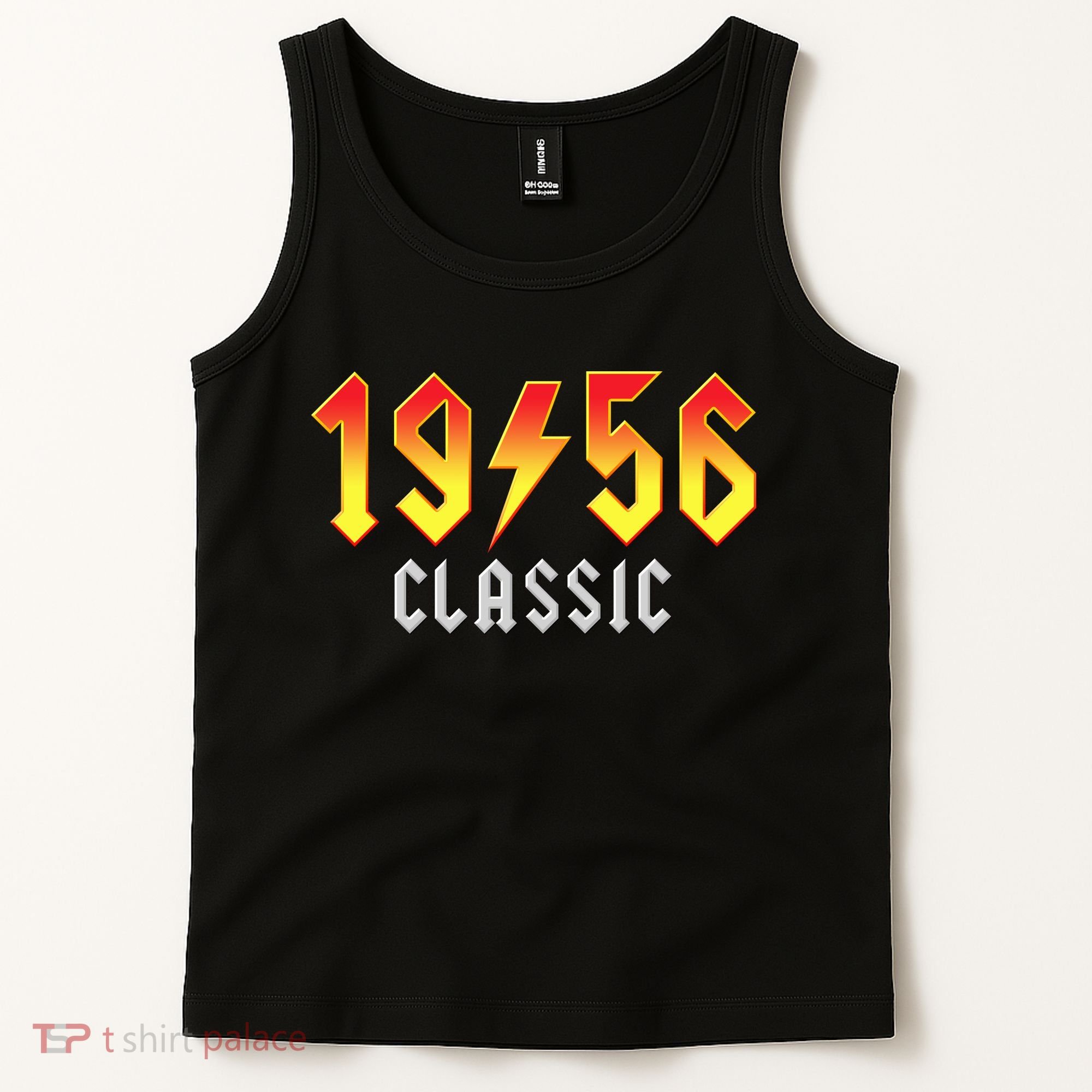 70th Birthday Classic 1956 Retro Rock Band Tank Top