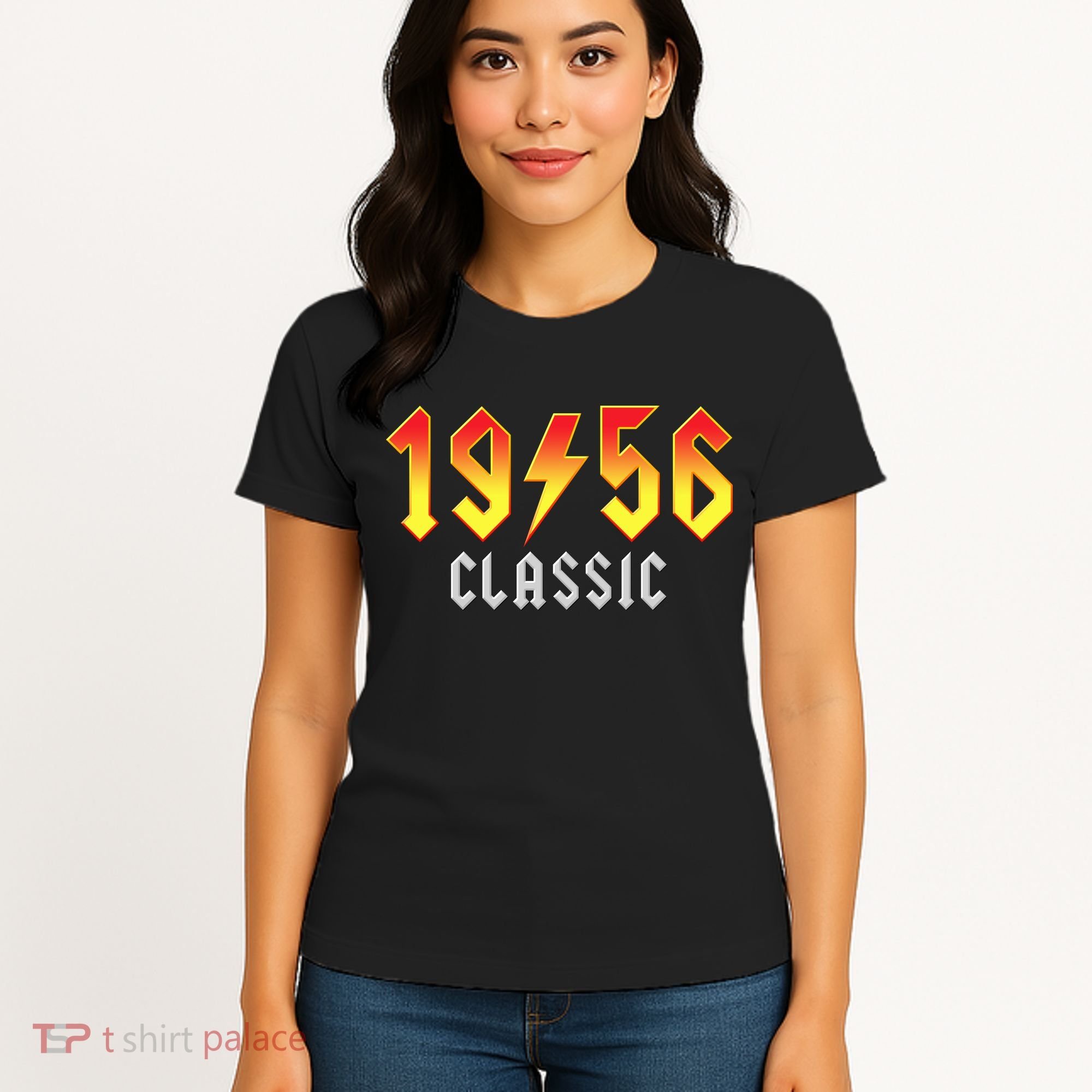 70th Birthday Classic 1956 Retro Rock Band Women's T-Shirt