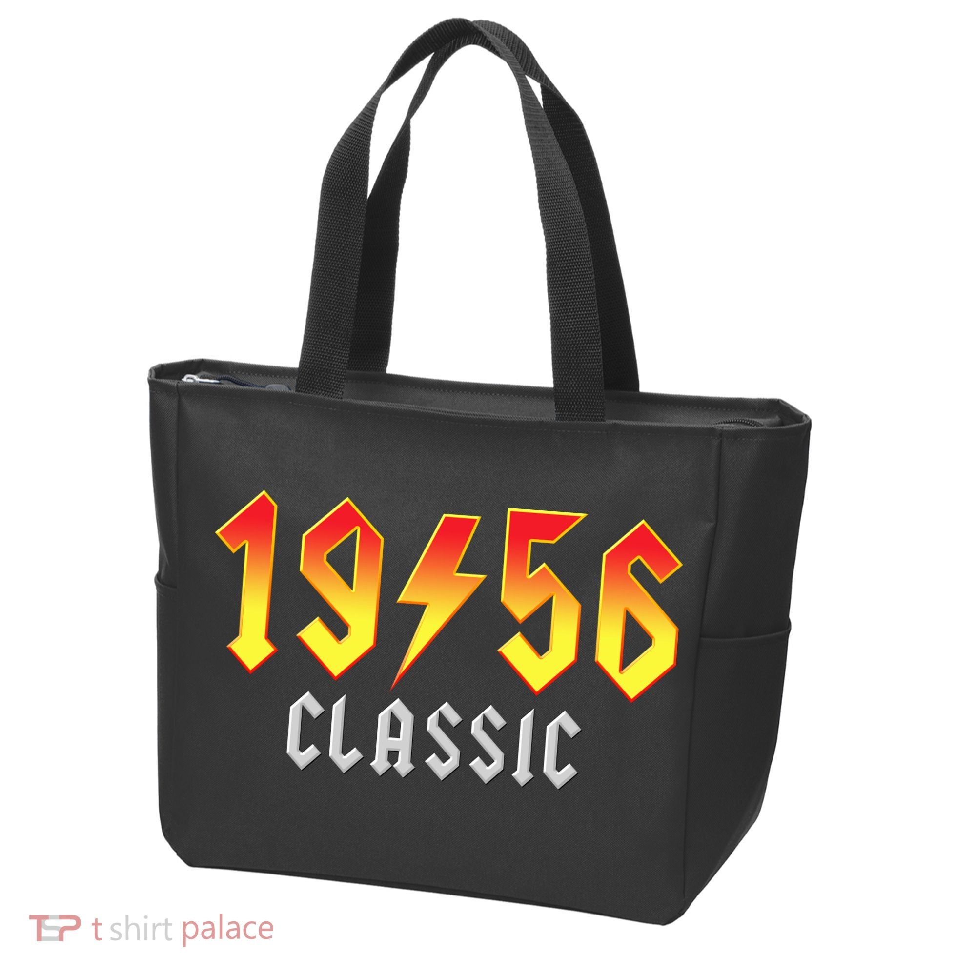 70th Birthday Classic 1956 Retro Rock Band Tote Bag