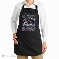 70th Birthday Chapter 70 Fabulous Since 1956 Rhinestones Diamonds Apron thumb 2
