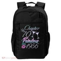 70th Birthday Chapter 70 Fabulous Since 1956 Rhinestones Diamonds Backpack thumb 0